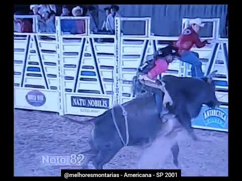 EDNEI CAMINHAS VS TEXANO - AMERICANA 2001 #rodeio #rodeo
