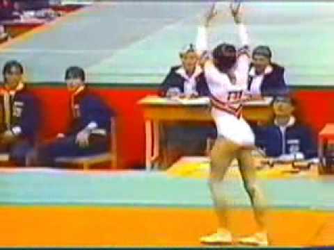 9th AA Laura Cutina V1 - 1983 World Gymnastics Championships 9.700