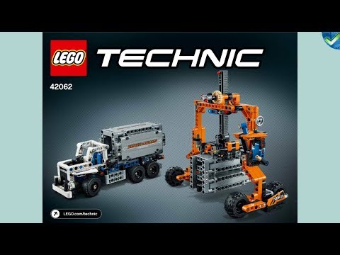 42062 B Container Straddle-Carrier LEGO® Technic Manual at the Brickmanuals Instruction Archive Video