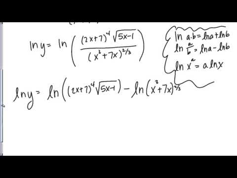 1151 FF: Logarithmic Differentiation