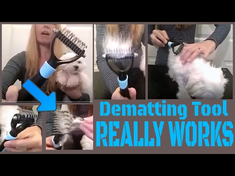 DeMatting Grooming Tool for Dogs & Cats by Oneisall...