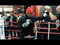 JERMELL CHARLO BLASTS THE MITTS WITH THUDDING BLOWS! READY FOR HARRISON TITLE DEFENSE