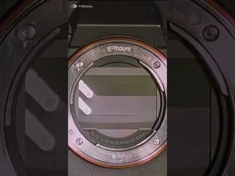 Sony A7iii camera mechanic shutter in Slow Motion   10,000 FPS