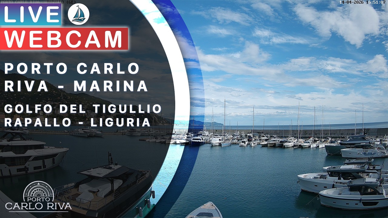Live webcam view of Porto Carlo Riva Marina, Rapallo