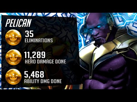 Pelican Pro Doomfist in competitive! 35 elims! [ Overwatch Season 30 Top 500 ]