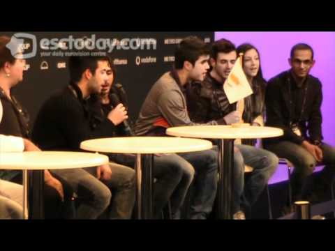 Cyprus 2011 Press Conference Day 3: Christos Mylordos: esctoday.com