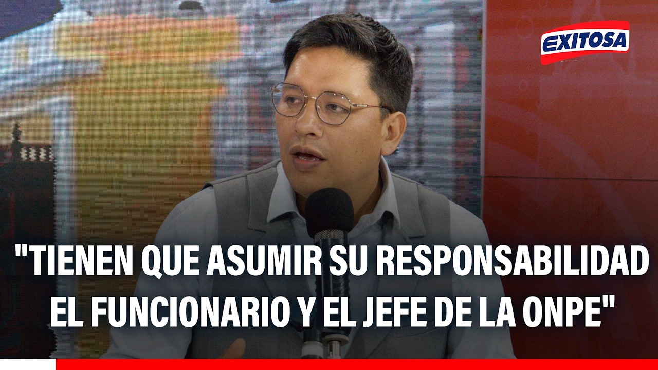 🔴🔵 Tercer vicepresidente del Congreso habló sobre la citación al jefe de ONPE