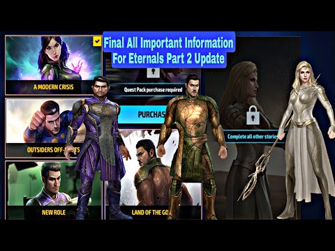 Final All Important Information For Eternals Part 2 Update - Marvel Future Fight