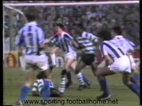 Real Sociedad - 0 x Sporting - 0 de 1988/1989 