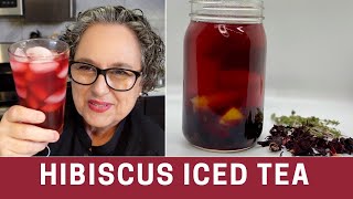Lose Weight with this Super Antioxidant Tea - Hibiscus Iced Green Tea | The Frugal Chef