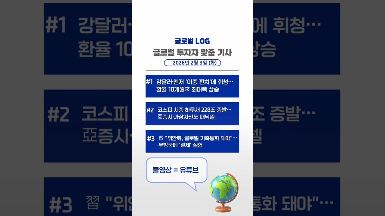 워시 지명에 코스피 228조 증발, 환율 24.8원 급등 [AI PRISM]