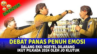 Download lagu Debat Panas! Dalang Eko Gak Boleh ikut PILKADA Kata Jo Kluthuk cuma dapat 27 suara di Sambijajar mp3
