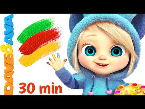 🤩Baby Songs | Finger Family Colors Nursery Rhymes for Kids | Learn Colors with Baby Songs and Rhymes Video