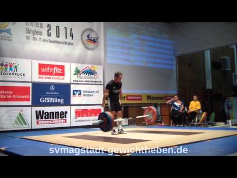 Gruppe 5 Männer -69kg Deutsche Meisterschaft Gewichtheben Obrigheim 2014 10 24