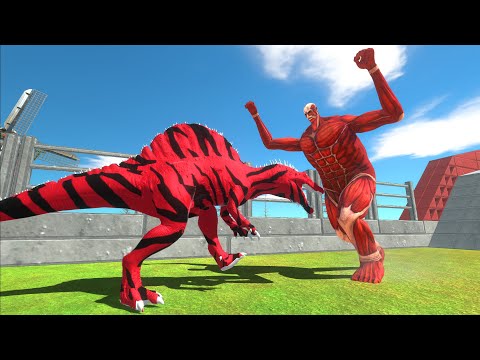 Colossal Titan Battle with every unit - Animal Revolt Battle Simulator
