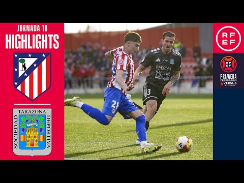 Resumen #PrimeraFederación | Atlético Madrileño 1-1 SD Tarazona | Jornada 18 | Temporada 2025/26