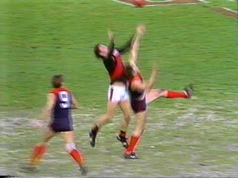 1989 VFL Round 22 Melbourne Vs Essendon 6 mins of 2nd Quarter