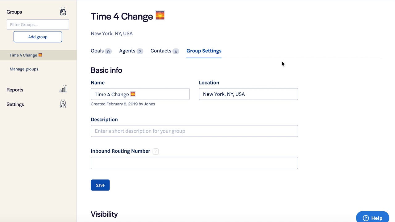Setting Group-Level Settings