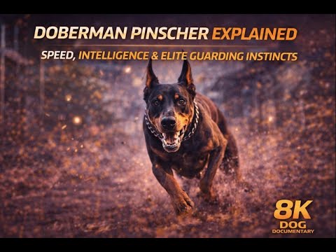 Doberman Pinscher Explained: Speed, Intelligence & Elite Guarding Instincts | 8K Dog Documentary