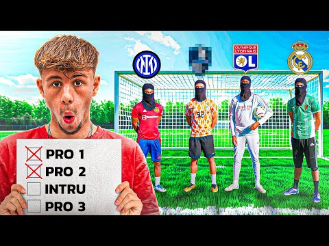 4 PLAYERS, 3 PROS, 1 INTRUDER! 🤫⚽ (Guess who's not a pro)
