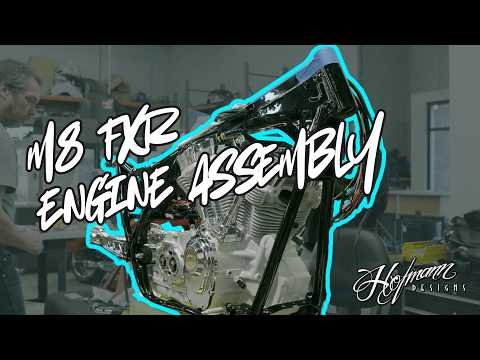 Liberty M8 FXR Build Update: Engine Assembly & Frame Install