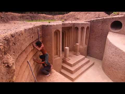 155 jours pour construire un parc de toboggans aquatiques dans une piscine souterraine