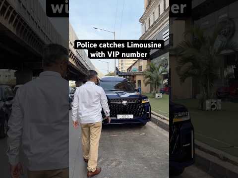 Police catches Limousine with VIP Number