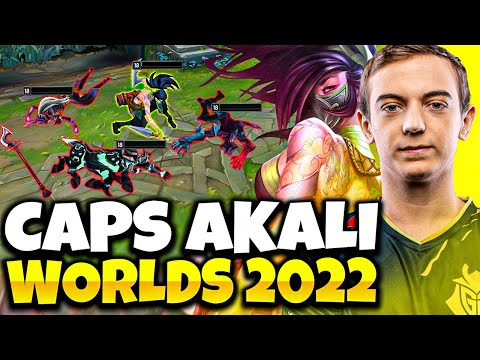 G2 Caps DUMPSTERS PROS with Akali *1 KILL/MIN* (Champions Queue)