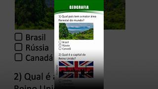 Quiz de Geografia