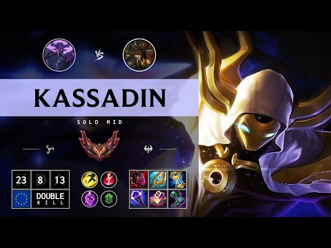 Kassadin Mid vs Cassiopeia: Dominating - EUW Grandmaster Patch 14.15