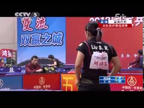 2013 China Trials for WTTC (women): Liu Shiwen - Ding Ning [Full Match/Chinese]