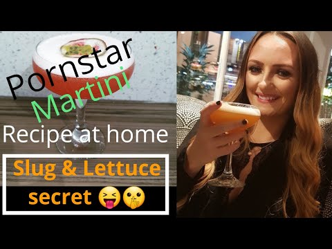 Pornstar martini recipe || slug & Lettuce cocktail recipe || best martini ever at home | how to🍸💖🤪