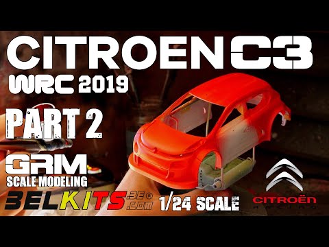 Belkits - 2019 Citroen C3 WRC (1/24 Scale) Part2