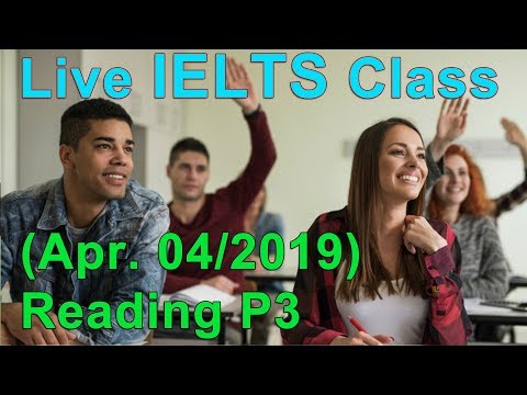 IELTS Live Class - General Reading - Example and Tips for Band 9 Video