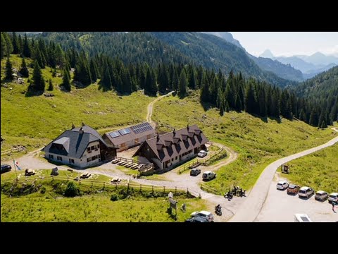 Viaggio in moto e con il drone alla malga Cason di Lanza (FVG)