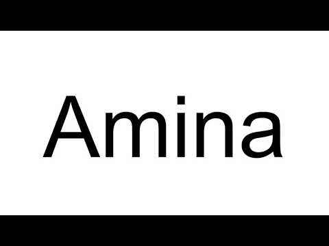 How to Pronounce Amina
