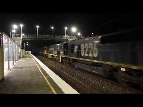 Two freight trains - PN 4BW4 and 4124 - 29/6/17