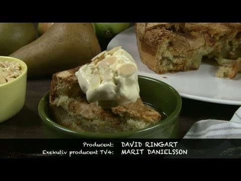 Mitt kök: Päronkaka med doft av kardemumma - TV4