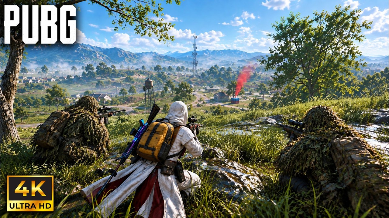 PUBG PC: POR FIN me toca una SQUAD RANDOM que SABE JUGAR 😱 stos GRAFICOS al MAXIMO se ven BRUTALES
