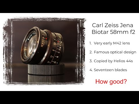 Carl Zeiss Jena Biotar 58mm f2.  A classic 17-bladed vintage lens.  But how good is it really?