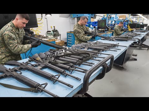 Inside Restricted Facility Storing Massive Amount of US Military Firearms