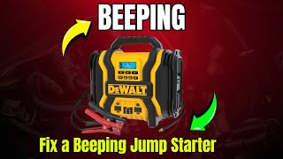 Why is My Jump Starter Beeping  Fix a Beeping Jump Starter ||
