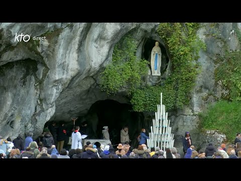 Chapelet du 29 mars 2024 à Lourdes