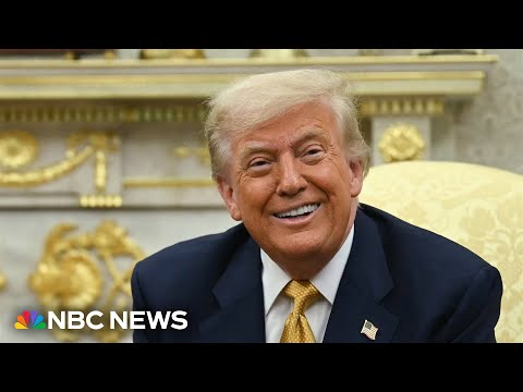 LIVE: Trump holds signing ceremony for cryptocurrency bill | NBC News