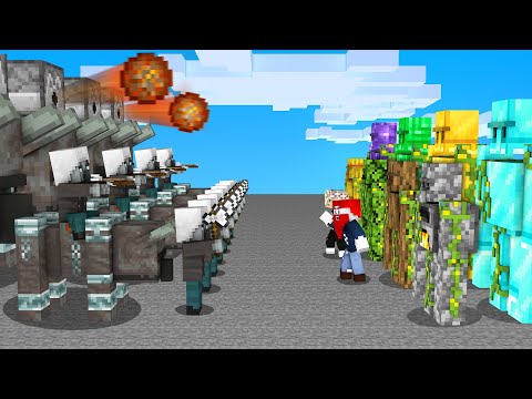 UNSERE DORF VERTEIDIGUNG IST 99% SICHER in Minecraft!