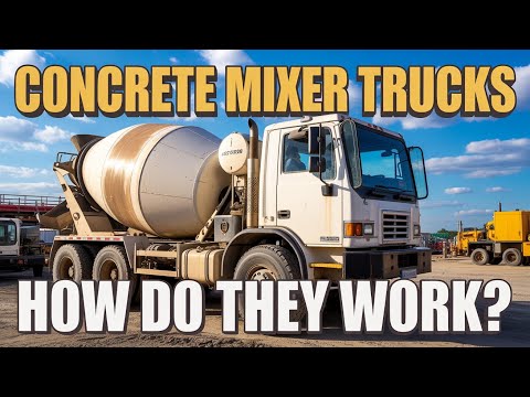 RMC Concrete Truck Mixer Explained | Why the Concrete Mixer (TM) is Always Rotating?