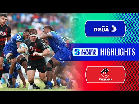 Super Rugby Pacific 2024 | Fijian Drua v Crusaders | Round 3 Highlights