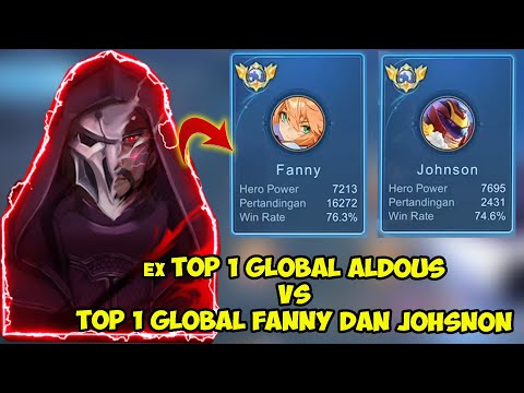 Lawan Raja Fanny 16.000 Match dan Top 1 Global Johnson! Aldous Gue Mengamuk Hampir SAVAGE - MLBB