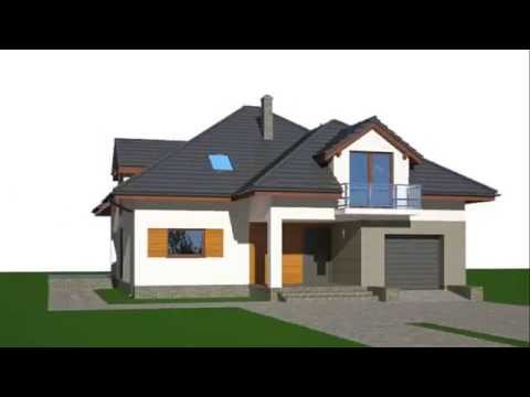 Projekt domu Abramowo - Wizualizacja 3D