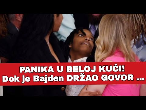PANIKA U BELOJ KUĆI! Dok je Bajden DRŽAO GOVOR ...